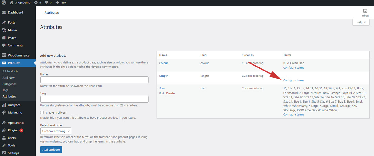 creating product attributes in woocommerce 2 creating product attributes in woocommerce 2
