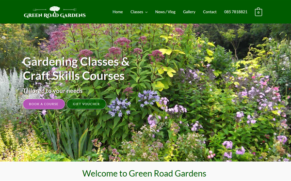 Green Road Gardens ie website